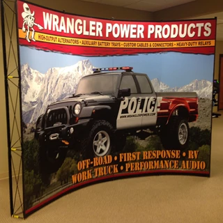  - Tradeshow Graphics - Pop-Up Display - Wrangler Power Products - Arlington, Wa