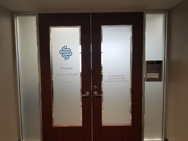Privacy Etched Glass for Houston Doctor Office