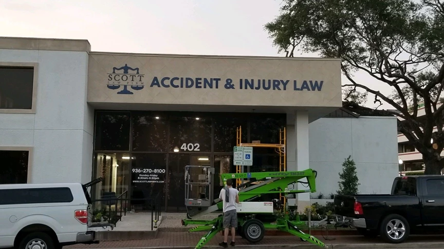 Conroe Texas Professional Law Firm 3D Signs & Dimensional Letters
